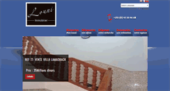 Desktop Screenshot of louni-immobilier.com